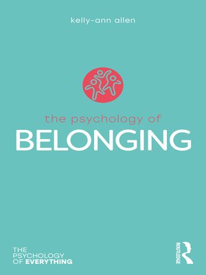cover image of The Psychology of Belonging